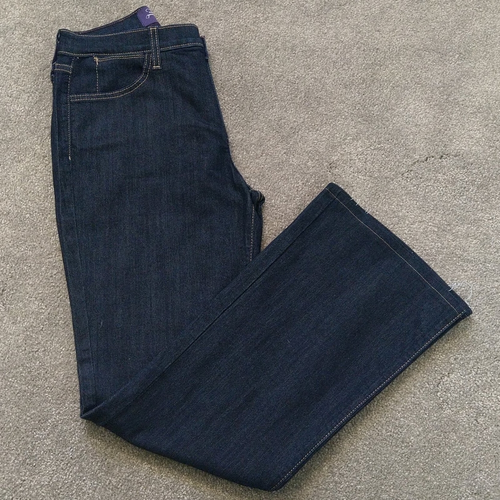 NYDJ Flare Dark Wash Jeans, NEW